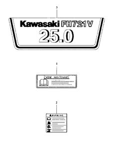 Fh721v-As15 Labels Diagram and Parts List for M60-KW 53AB5DCX150-25-HP Cub Cadet Lawn Tractor